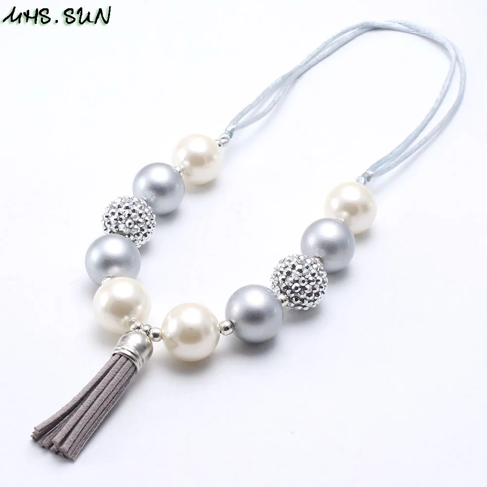 MHS.SUN Fashion Child Beads Necklace Adjusted Rope Girls Chunky Bubblegum Necklace With Tassel Kids Chunky Jewelry For Gift New
MHS.SUN Fashion Child Beads Necklace Adjusted Rope Girls Chunky Bubblegum Necklace With Tassel Kids Chunky Jewelry For Gift New