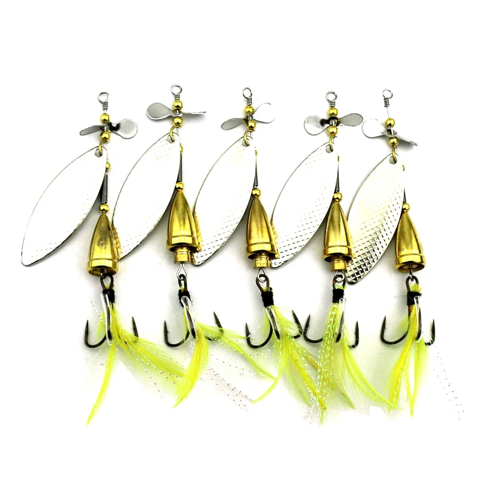 HENGJIA 5PCS/lot Metal hard bait spoon silver golden fishing lure bass pike fishing tackle spinnerbait 6 colors
HENGJIA 5PCS/lot Metal hard bait spoon silver golden fishing lure bass pike fishing tackle spinnerbait 6 colors