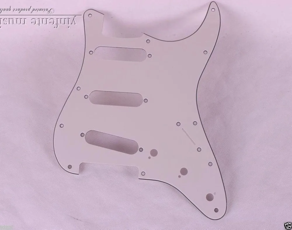 Новая белая и черная линия электрогитары Pickguard flame SSS trat, запчасти для гитары #1812
Новая белая и черная линия электрогитары Pickguard flame SSS trat, запчасти для гитары #1812