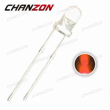 CHANZON 100pcs Water Clear LED 3mm Orange Round Light-Emitting Diode Through Hole Super Bright LED Light Lamp 20mA DC 2V for DIY
CHANZON 100pcs Water Clear LED 3mm Orange Round Light-Emitting Diode Through Hole Super Bright LED Light Lamp 20mA DC 2V for DIY