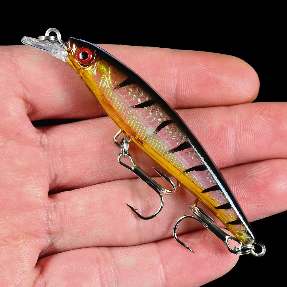 Minnow 1pc Hard Floating Minnow 9cm-3.54"/7.2g-0.25oz Painting Fishing lure Hard Bait 8 color Fishing Tackle 6# Treble Hook
Minnow 1pc Hard Floating Minnow 9cm-3.54"/7.2g-0.25oz Painting Fishing lure Hard Bait 8 color Fishing Tackle 6# Treble Hook