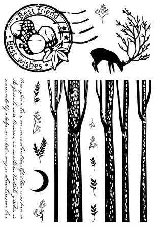 Tree Transparent Clear Silicone Stamps for DIY Scrapbooking/Card Making/Kids Crafts Fun Decoration Supplies | Канцтовары для офиса