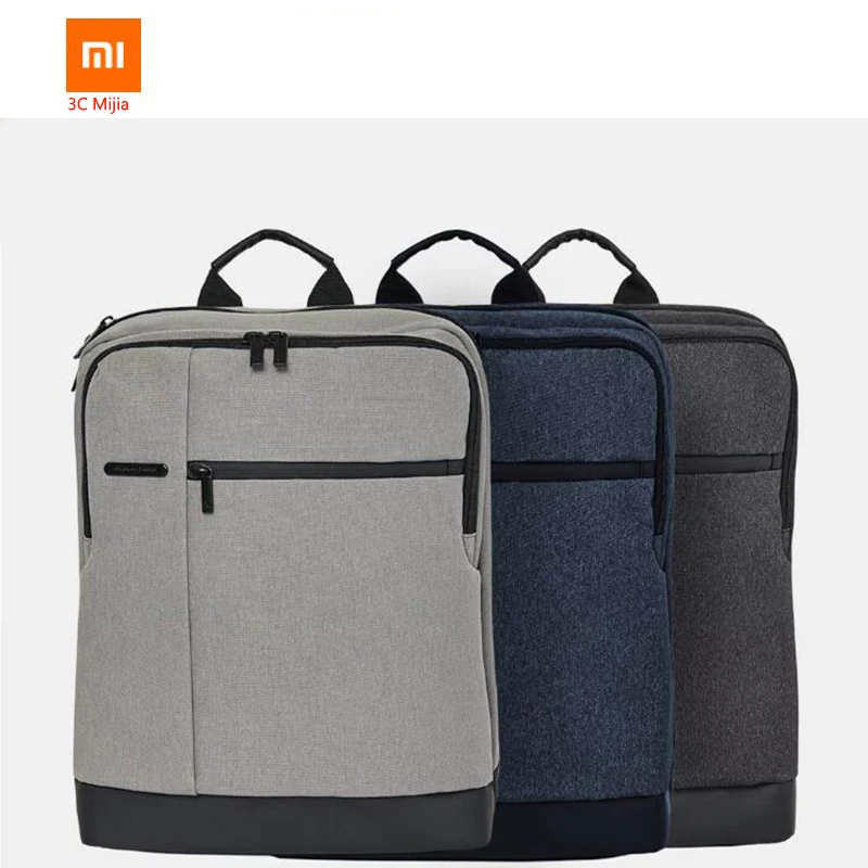 

3colors Xiaomi 90Fen Classic Business Backpack Women Men Large Capacity Computer Bagpack Bag Students Backpacks