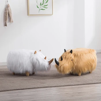 Sale Taburetes For Creative Solid Wooden Footstool Long Hair For Shoe Stool Low Designer Furniture Fluff Modern Simple
Sale Taburetes For Creative Solid Wooden Footstool Long Hair For Shoe Stool Low Designer Furniture Fluff Modern Simple