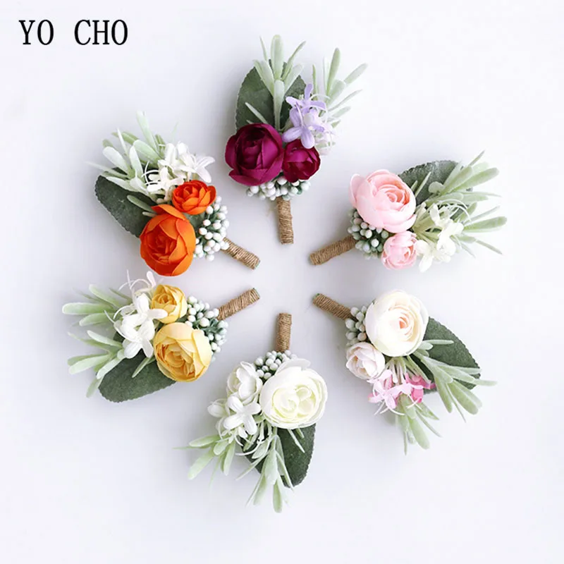 YO CHO Wedding Brides Corsage and Wrist Flowers Suit Yellow Artificial Silk Rose Marriage Corsage Brooch Wedding Bouquet Flowers
YO CHO Wedding Brides Corsage and Wrist Flowers Suit Yellow Artificial Silk Rose Marriage Corsage Brooch Wedding Bouquet Flowers