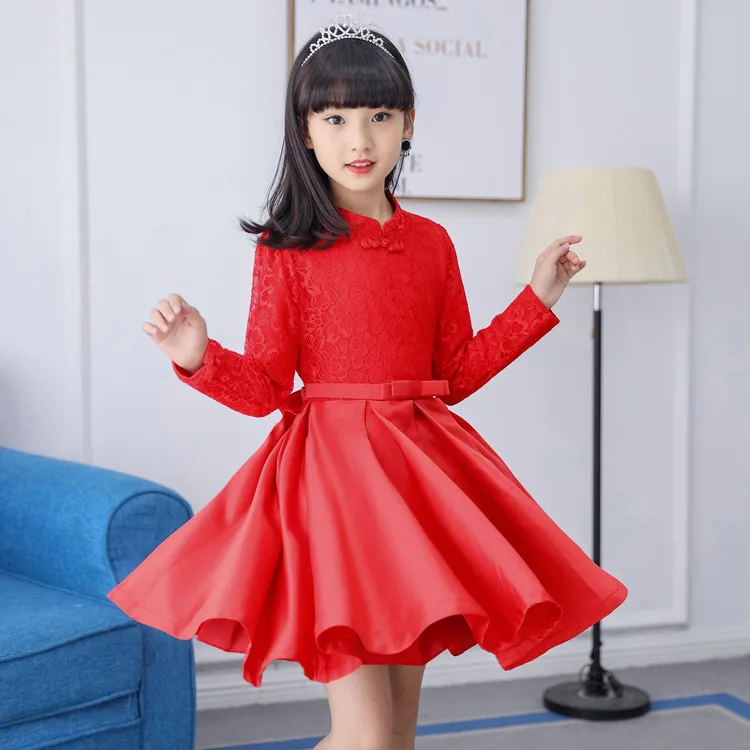 Girls Dress Kids Clothes 2019 spring and autumn new solid color cotton children's wear long-sleeved Chinese national wind dress
Girls Dress Kids Clothes 2019 spring and autumn new solid color cotton children's wear long-sleeved Chinese national wind dress