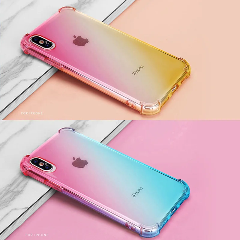 Transparent Gradient Colorful Clear Soft TPU Phone Case Cover For Apple iPhone 11 Pro XS Max X XR 8 7 6 S 6S Plus SE 5 5S Girl
Transparent Gradient Colorful Clear Soft TPU Phone Case Cover For Apple iPhone 11 Pro XS Max X XR 8 7 6 S 6S Plus SE 5 5S Girl