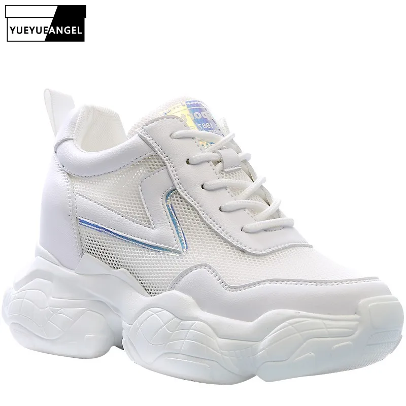 Women Summer White Shoes Height Increasing 7.5CM Heels Sneakers Lace Up Luxury Trainers Street Harajuku Platform Single Shoes
Women Summer White Shoes Height Increasing 7.5CM Heels Sneakers Lace Up Luxury Trainers Street Harajuku Platform Single Shoes