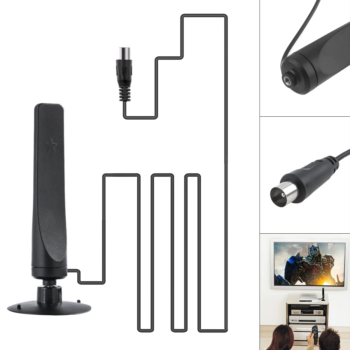 Hot HDTV Digital Freeview HDTV 50Miles 20DBI TV Antenna with Amplifier for DVB-T TV
Hot HDTV Digital Freeview HDTV 50Miles 20DBI TV Antenna with Amplifier for DVB-T TV