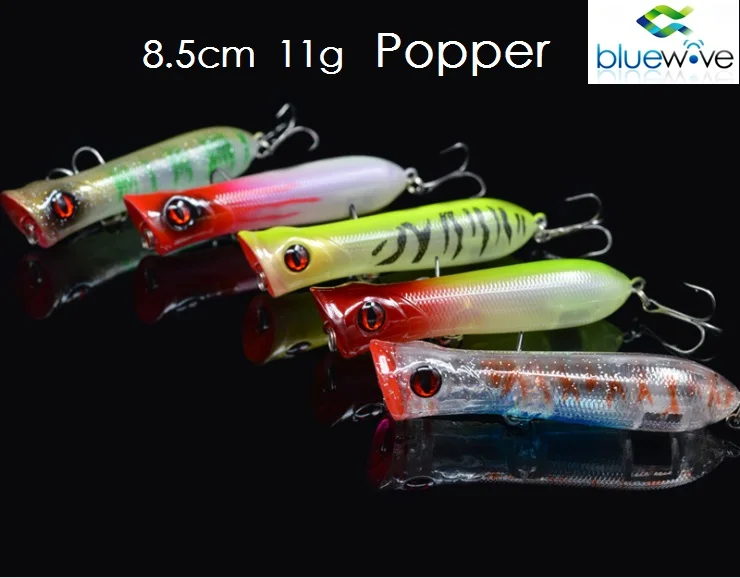 Bluewave 8.5cm-11g-5 colors/lot High Quality Popper Plastic Hard Lure with Quality Treble Hooks.
Bluewave 8.5cm-11g-5 colors/lot High Quality Popper Plastic Hard Lure with Quality Treble Hooks.