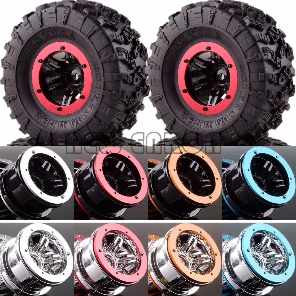NEW ENRON 4PCS 2.2" Wheels & Super Swamper Rocks Tyre 1:10 FOR RC 1/10 Rock Crawler SCX10 D90 CC01
NEW ENRON 4PCS 2.2" Wheels & Super Swamper Rocks Tyre 1:10 FOR RC 1/10 Rock Crawler SCX10 D90 CC01