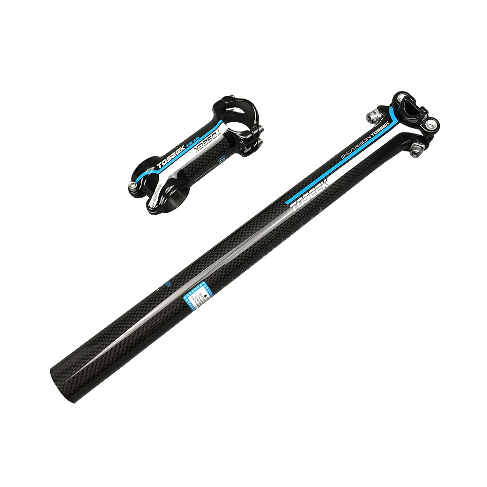 Carbon Set Bicycle Handlebar Sets Handlebar + Seatpost + Stem Mtb Mountain Bike Pats 3k Gloss Flat Rise Handllebar Set
Carbon Set Bicycle Handlebar Sets Handlebar + Seatpost + Stem Mtb Mountain Bike Pats 3k Gloss Flat Rise Handllebar Set