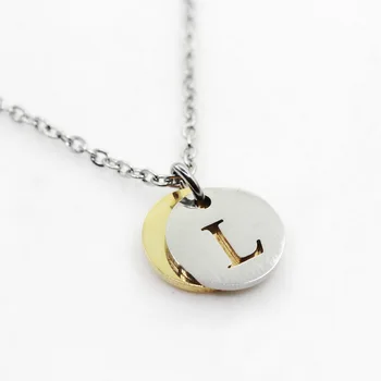 Stainless steel necklace coin necklace letter alphabet L necklace pendant charms with 50cm Chains men women Necklace Jewelry
Stainless steel necklace coin necklace letter alphabet L necklace pendant charms with 50cm Chains men women Necklace Jewelry