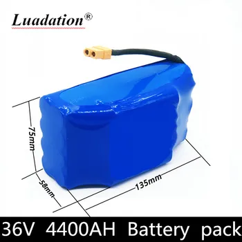 36V 4.4Ah 4400mAH XT60 Plug Li-ion Battery Replacement for Self-balancing Fits 6.5" 7" 8" High Quality lithium battery
36V 4.4Ah 4400mAH XT60 Plug Li-ion Battery Replacement for Self-balancing Fits 6.5" 7" 8" High Quality lithium battery