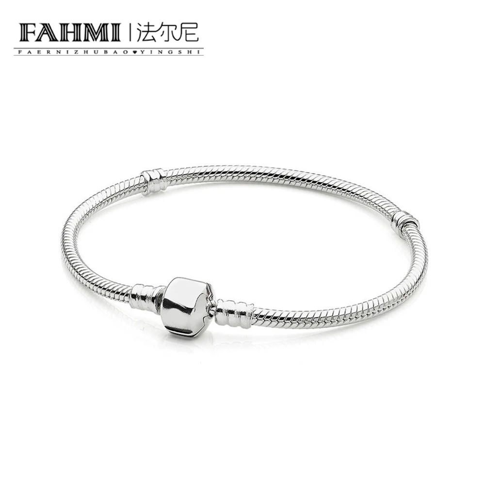 FAHMI 100% 925 Sterling Silver 1:1 Original 590702HV SILVER BRACELET WITH SILVER CLASP Women's Engraving inscription LOGO
FAHMI 100% 925 Sterling Silver 1:1 Original 590702HV SILVER BRACELET WITH SILVER CLASP Women's Engraving inscription LOGO