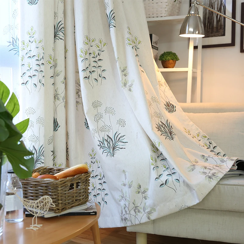 Rustic Floral Cotton Linen Curtains Sheer Tulle for Bedroom Living Room Decorative Semi Light Shading Elegant Window Curtain
Rustic Floral Cotton Linen Curtains Sheer Tulle for Bedroom Living Room Decorative Semi Light Shading Elegant Window Curtain