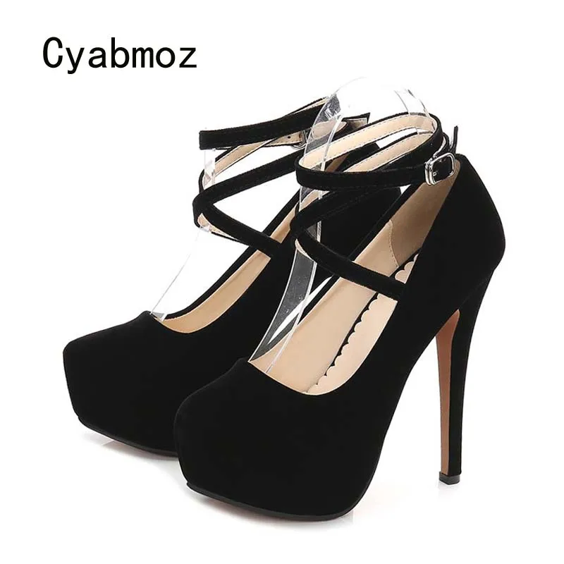 Туфли-лодочки Cyabmoz женские на тонком высоком каблуке, пикантные свадебные туфли на платформе, Клубная обувь для вечеринки, большие размеры
Туфли-лодочки Cyabmoz женские на тонком высоком каблуке, пикантные свадебные туфли на платформе, Клубная обувь для вечеринки, большие размеры