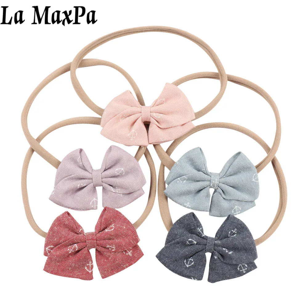 4 Pcs/Lot Handmade Fabric Bowknot Nylon Headbands for Girls Children Floral Printed Knotted Hair Bands Kid Hair Accessories
4 Pcs/Lot Handmade Fabric Bowknot Nylon Headbands for Girls Children Floral Printed Knotted Hair Bands Kid Hair Accessories