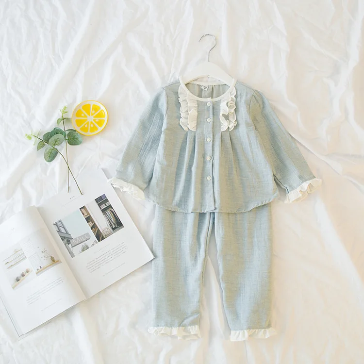 2018 Spring Girls' Children's Clothes, Cotton Pajamas Children Ins Wind Back To The Ancient Lace for Baby Girl
2018 Spring Girls' Children's Clothes, Cotton Pajamas Children Ins Wind Back To The Ancient Lace for Baby Girl
