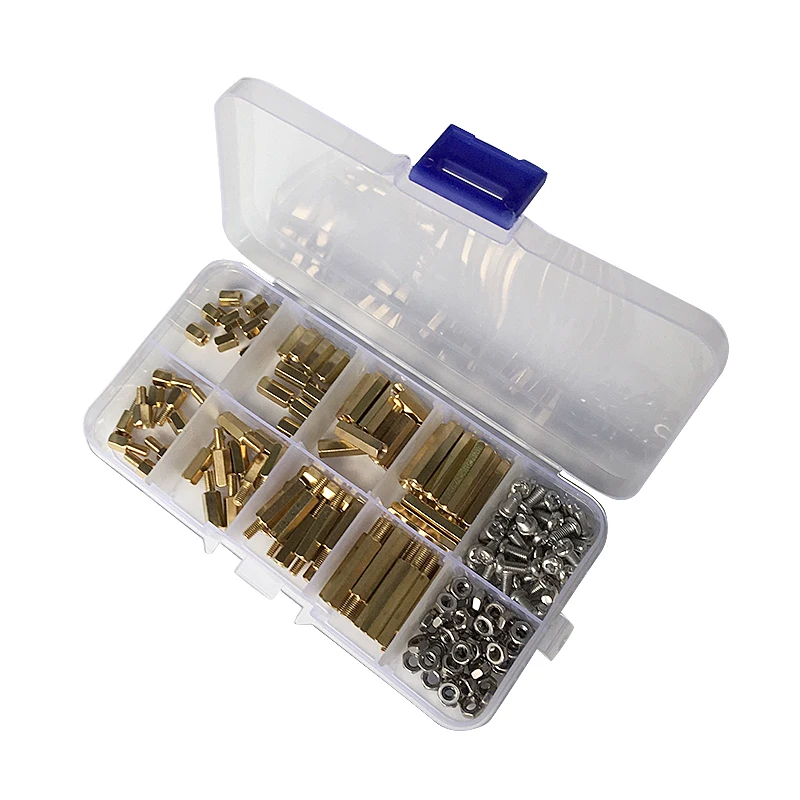 180pcs/set Dropship M2*L+3mm M2.5/M3*L+6mm Hex Nut Spacing Screw Brass Threaded Pillar PCB Motherboard Standoff Spacer Kit
180pcs/set Dropship M2*L+3mm M2.5/M3*L+6mm Hex Nut Spacing Screw Brass Threaded Pillar PCB Motherboard Standoff Spacer Kit
