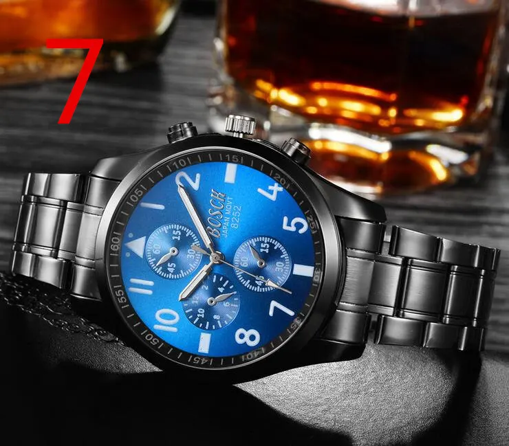 In 2019, the newly launched gold quartz luxury brand senior military watch and 23 mm stainless steel logistics male watch. 7
In 2019, the newly launched gold quartz luxury brand senior military watch and 23 mm stainless steel logistics male watch. 7