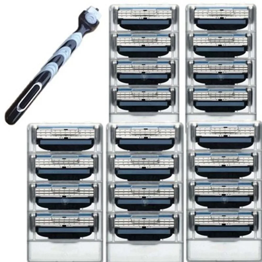 20PCS/set 3 Layers Men Face Shaving Razors Blades Male Manual Razor Blades For Standard Beard Shaver Trimmer Blades safty
20PCS/set 3 Layers Men Face Shaving Razors Blades Male Manual Razor Blades For Standard Beard Shaver Trimmer Blades safty
