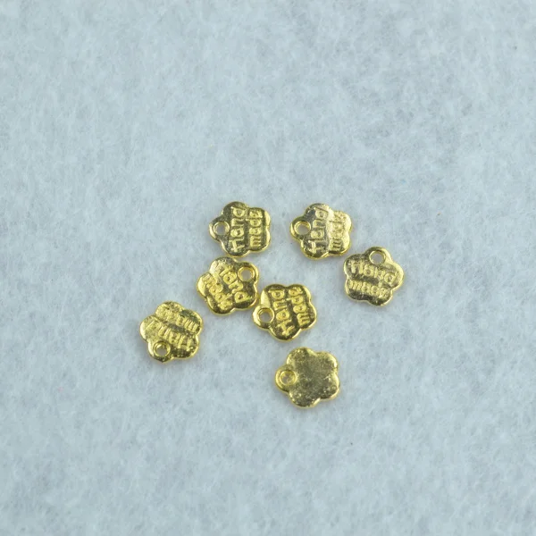 100pcs Gold color Alphabet flower Charms Necklace Pendant Bracelet Jewelry Making Handmade Crafts diy Supplies 8*8mm 1520
100pcs Gold color Alphabet flower Charms Necklace Pendant Bracelet Jewelry Making Handmade Crafts diy Supplies 8*8mm 1520