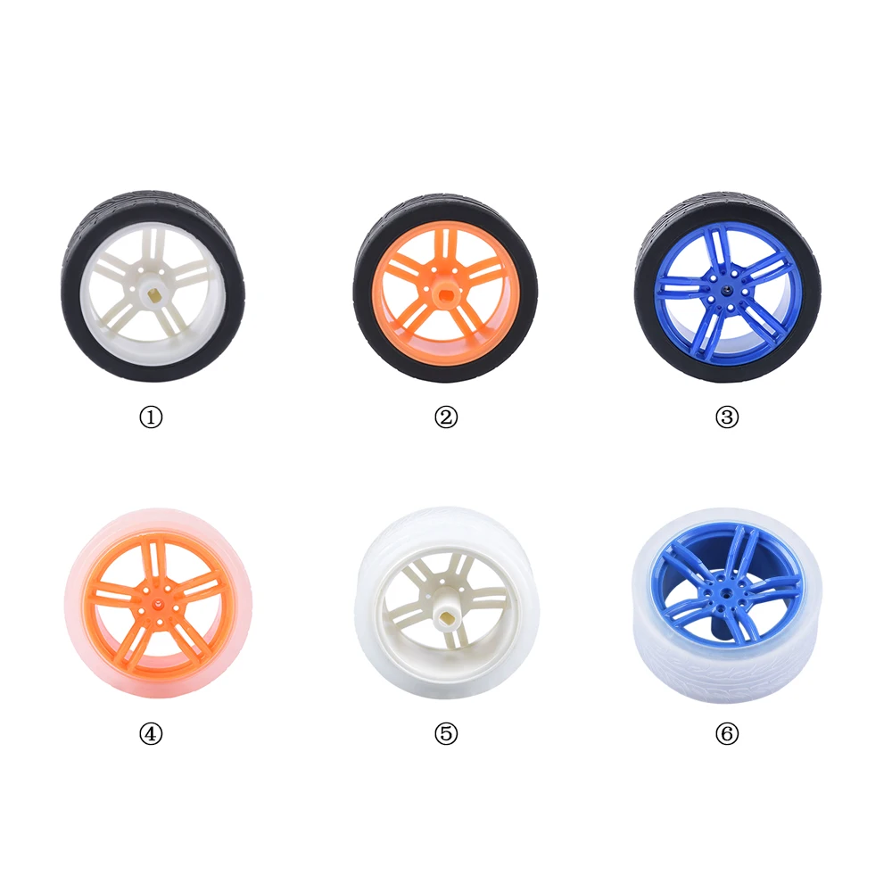 High Quality Motor Smart Robot Car RC Vehicle Part Accessories Rubber Wheels DIY Toy Mini Intelligent Car Juguetes Accessories
High Quality Motor Smart Robot Car RC Vehicle Part Accessories Rubber Wheels DIY Toy Mini Intelligent Car Juguetes Accessories