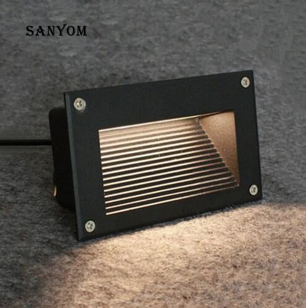 LED Aluminum Embedded Wall Lights Outdoor Waterproof Step Lights Stairs Light Plinths Night Lights Wall lamp square project 6W
LED Aluminum Embedded Wall Lights Outdoor Waterproof Step Lights Stairs Light Plinths Night Lights Wall lamp square project 6W
