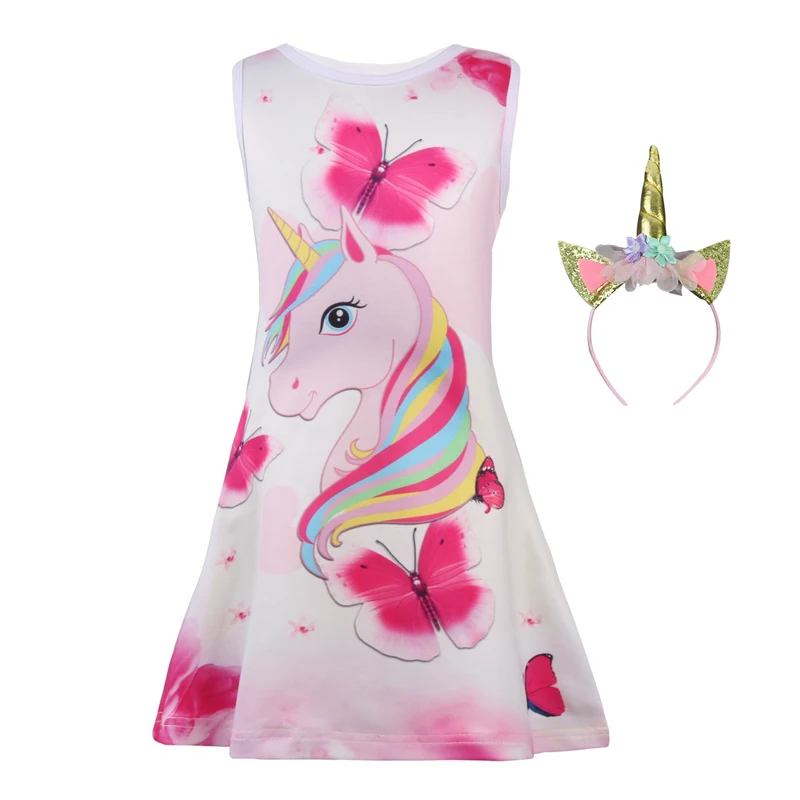 Baby Kids Dresses For Girls Dress Sleeveless Butterfly Unicorn Dress Cartoon Floral Princess Party Dress Birthday Girls Clothes
Baby Kids Dresses For Girls Dress Sleeveless Butterfly Unicorn Dress Cartoon Floral Princess Party Dress Birthday Girls Clothes
