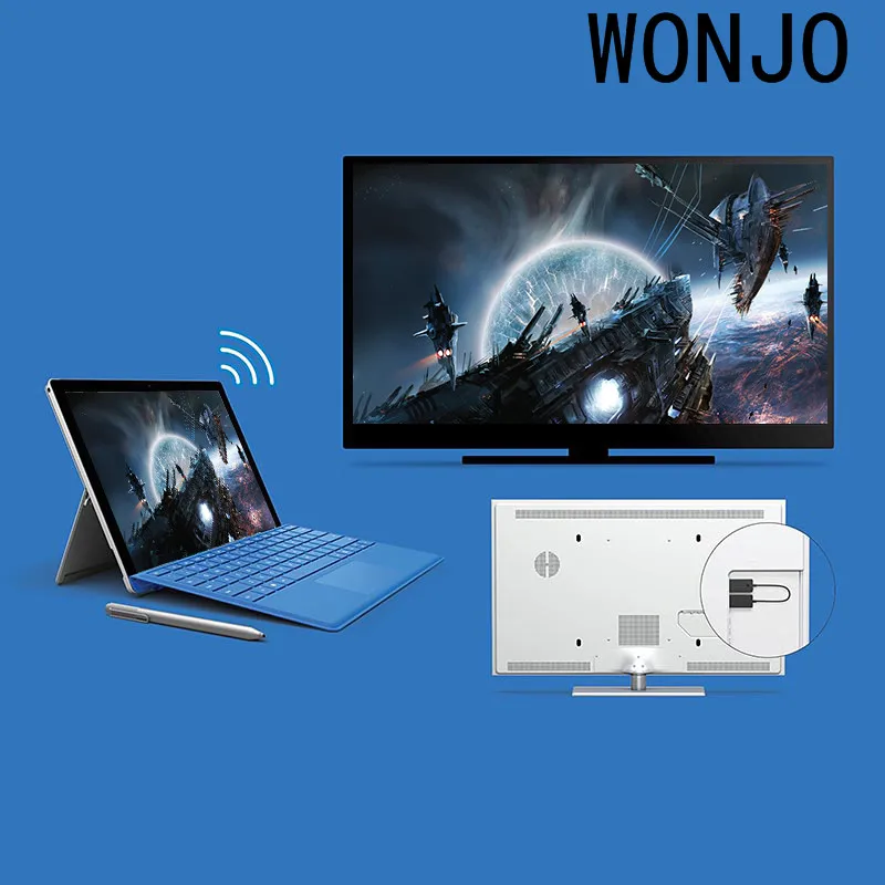 For Microsoft Wireless Display Adapter Wireless Audio Video Extender Cable Share Smartphone/Laptop/Tablet to HDMI HD TV
For Microsoft Wireless Display Adapter Wireless Audio Video Extender Cable Share Smartphone/Laptop/Tablet to HDMI HD TV