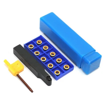 12pcs/set SRDCN1616H10 Tool Holder + RCMX1003M0 YBC251 Inserts with Wrench For CNC Lathe Tool
12pcs/set SRDCN1616H10 Tool Holder + RCMX1003M0 YBC251 Inserts with Wrench For CNC Lathe Tool