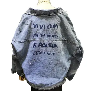 2019 spring autumn new retro letter embroidered diamonds heavy women bf loose denim jacket
2019 spring autumn new retro letter embroidered diamonds heavy women bf loose denim jacket