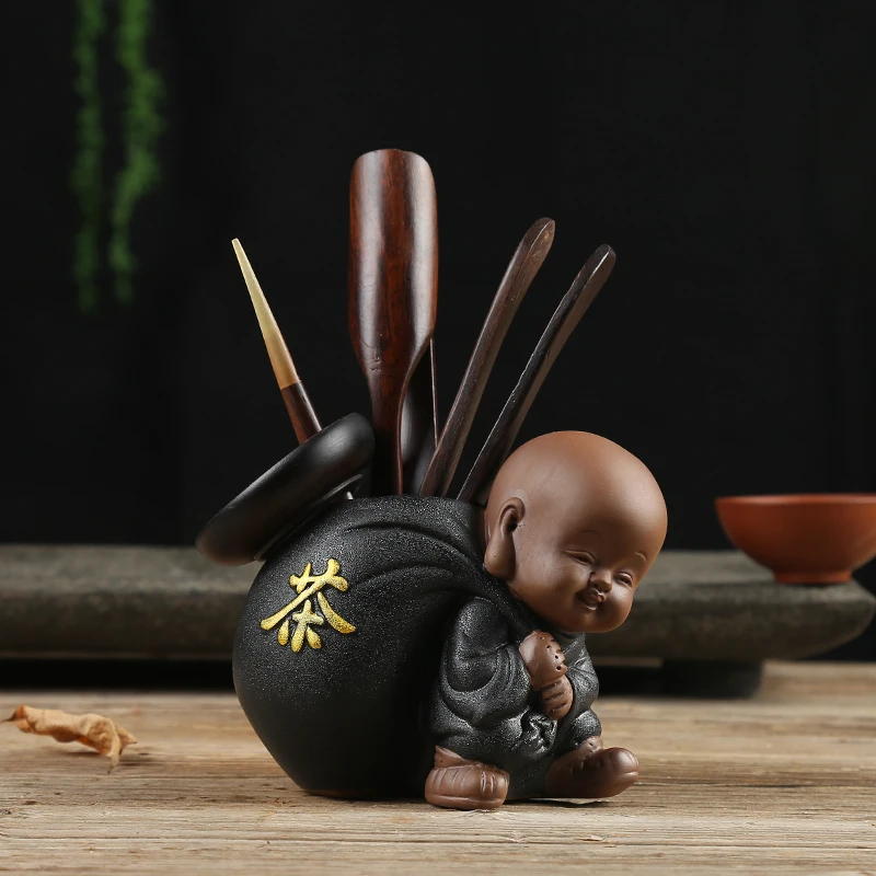 6PCS/Lot Tea Ceremony Ceramic Wooden Tea Scoop Needle Clips Brushes Tea Leaks Tank Accessories Pen Holder Decoration Sent Friend
6PCS/Lot Tea Ceremony Ceramic Wooden Tea Scoop Needle Clips Brushes Tea Leaks Tank Accessories Pen Holder Decoration Sent Friend