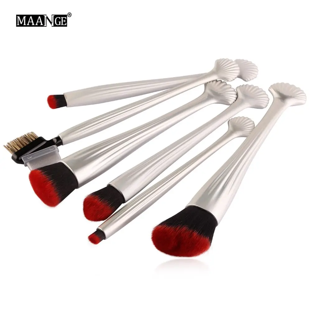 6 Pcs/Set Professional Shell Makeup Brushes Suit Face Eyebrow Contour Foundation Eye Lip Cosmetic Makeup Tools New
6 Pcs/Set Professional Shell Makeup Brushes Suit Face Eyebrow Contour Foundation Eye Lip Cosmetic Makeup Tools New