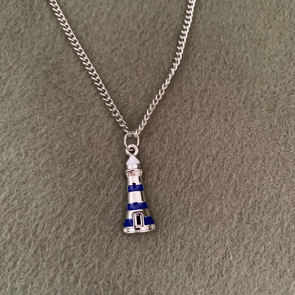 Exquisite Silver Blue Ocean Lighthouse Charms Pendant Necklace Unisex Jewelry Special Gift For Friends New Dropshipping
Exquisite Silver Blue Ocean Lighthouse Charms Pendant Necklace Unisex Jewelry Special Gift For Friends New Dropshipping