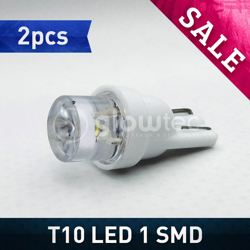2pcs super bright T10 1SMD W5W 1W Lights LED Concave Lens Width headlight Lamp Light GLOWTEC all colors
2pcs super bright T10 1SMD W5W 1W Lights LED Concave Lens Width headlight Lamp Light GLOWTEC all colors