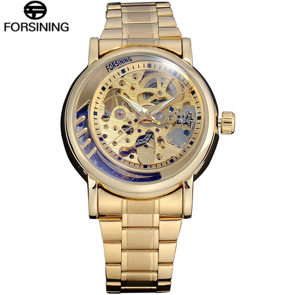 FORSINING Top Brand Luxury Automatic Mechanical Mens Watch Skeleton Stainless Steel Bracelet Self-wind Wrist Watches Men Clock
FORSINING Top Brand Luxury Automatic Mechanical Mens Watch Skeleton Stainless Steel Bracelet Self-wind Wrist Watches Men Clock