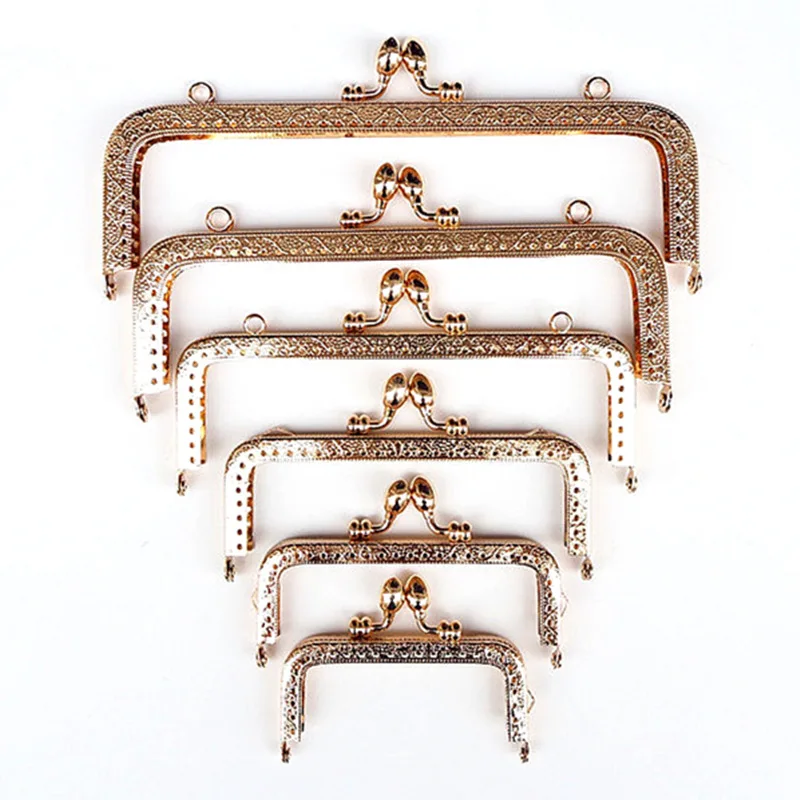 10Pcs Gold Plated Flower Convex Rectangle Bud Heads Metal Frame Kiss Lock Clasps Purse Bag Handbags Handle Accessories
10Pcs Gold Plated Flower Convex Rectangle Bud Heads Metal Frame Kiss Lock Clasps Purse Bag Handbags Handle Accessories