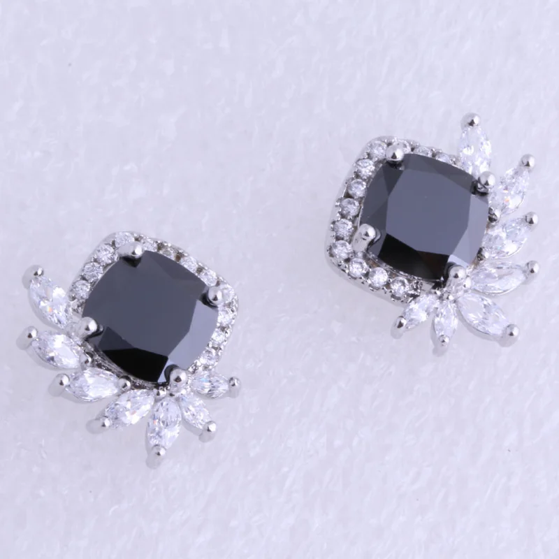 Love Monologue Fly Square Black Onyx & White Cubic Zirconia Silver Color Stud Earrings for Women Free Gift Bag J0509
Love Monologue Fly Square Black Onyx & White Cubic Zirconia Silver Color Stud Earrings for Women Free Gift Bag J0509