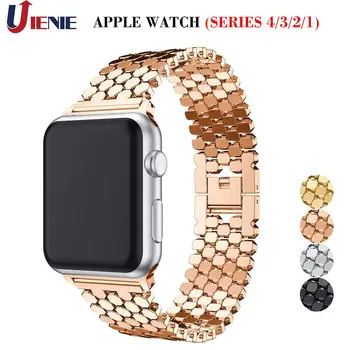 Stainless Steel Watchband Bracelet for Apple Watch Band iWatch Series 4 3 2 1 Replacement Wristband 38mm 42mm 40 44mm Straps
Stainless Steel Watchband Bracelet for Apple Watch Band iWatch Series 4 3 2 1 Replacement Wristband 38mm 42mm 40 44mm Straps