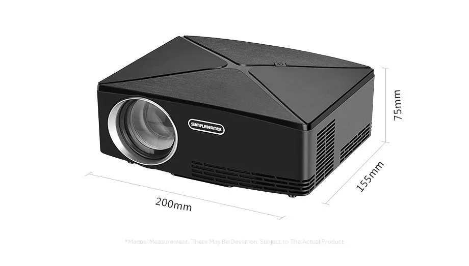AUN C80 HD MINI Projector, 1280x720P, Video Beamer 1080P, HDMI, USB Sadoun.com