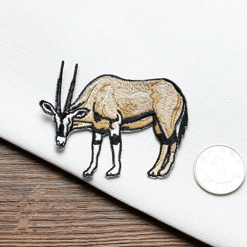 Tibetan Antelope Patch for Clothing Sew Iron on Embroidered Appliques DIY Jacket Badges Jeans Patches Parches Clothes Stickers
Tibetan Antelope Patch for Clothing Sew Iron on Embroidered Appliques DIY Jacket Badges Jeans Patches Parches Clothes Stickers