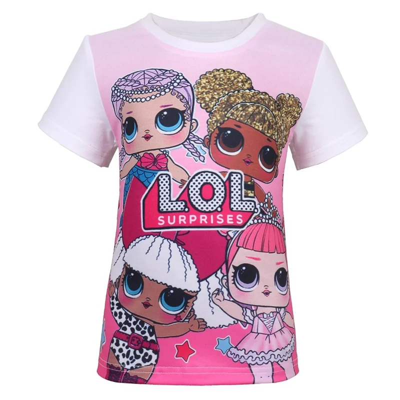baby Girl t-shirt big Girls tees shirts for children tshirt toddler kids summer clothes lol dolls Teenage Top cartoon 8372 4-12Y
baby Girl t-shirt big Girls tees shirts for children tshirt toddler kids summer clothes lol dolls Teenage Top cartoon 8372 4-12Y