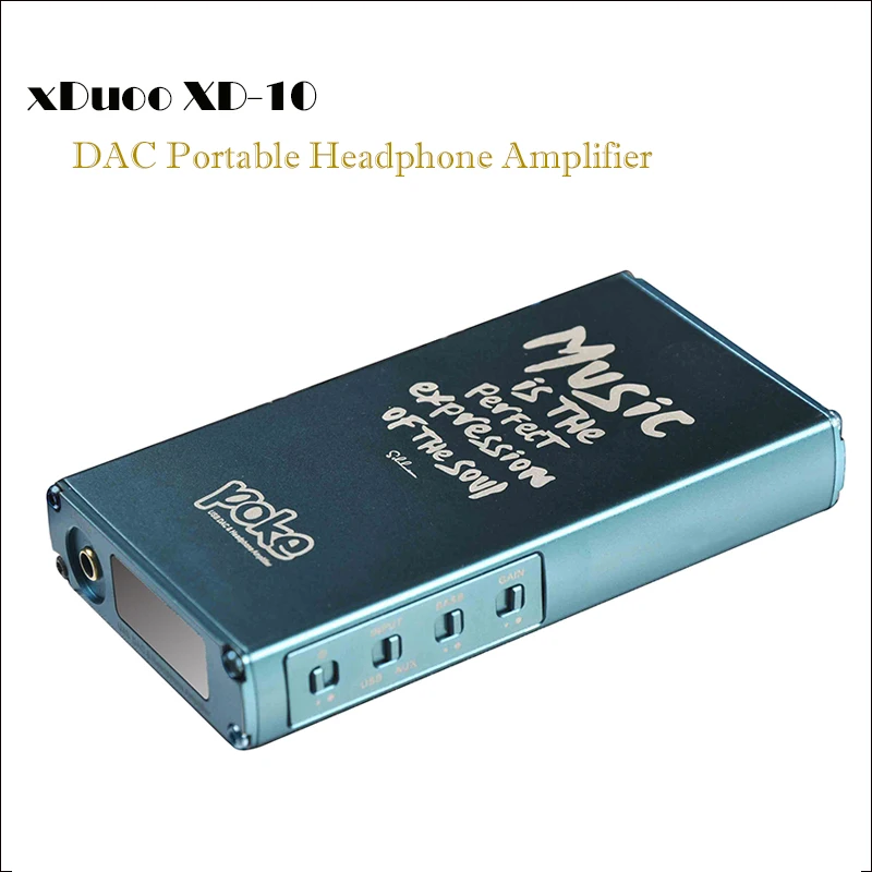 xDuoo XD-10 Poke Portable Headphone Amplifier HIFI AK4490EQ DAC Audio Headphone Amp
xDuoo XD-10 Poke Portable Headphone Amplifier HIFI AK4490EQ DAC Audio Headphone Amp
