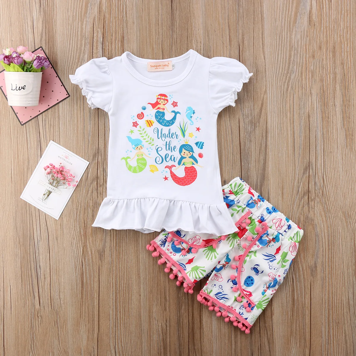 2018 new Toddler Kids Baby Girls Top T-shirt Shorts Clothes Outfits Summer Mon sweet and cute fashion wild hot sell CH
2018 new Toddler Kids Baby Girls Top T-shirt Shorts Clothes Outfits Summer Mon sweet and cute fashion wild hot sell CH