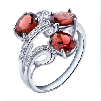 2017 New Qi Xuan_Elegant Dark Red Stone Fashion Woman Rings_S925 Solid Sliver Dark Red Finger Rings_Manufacturer Directly Sales
2017 New Qi Xuan_Elegant Dark Red Stone Fashion Woman Rings_S925 Solid Sliver Dark Red Finger Rings_Manufacturer Directly Sales