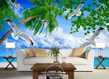 Custom 3d photo wallpaper 3d wall murals wallpaper Romantic beach by the sea gulls beauty 3 d background wall decor living room
Custom 3d photo wallpaper 3d wall murals wallpaper Romantic beach by the sea gulls beauty 3 d background wall decor living room