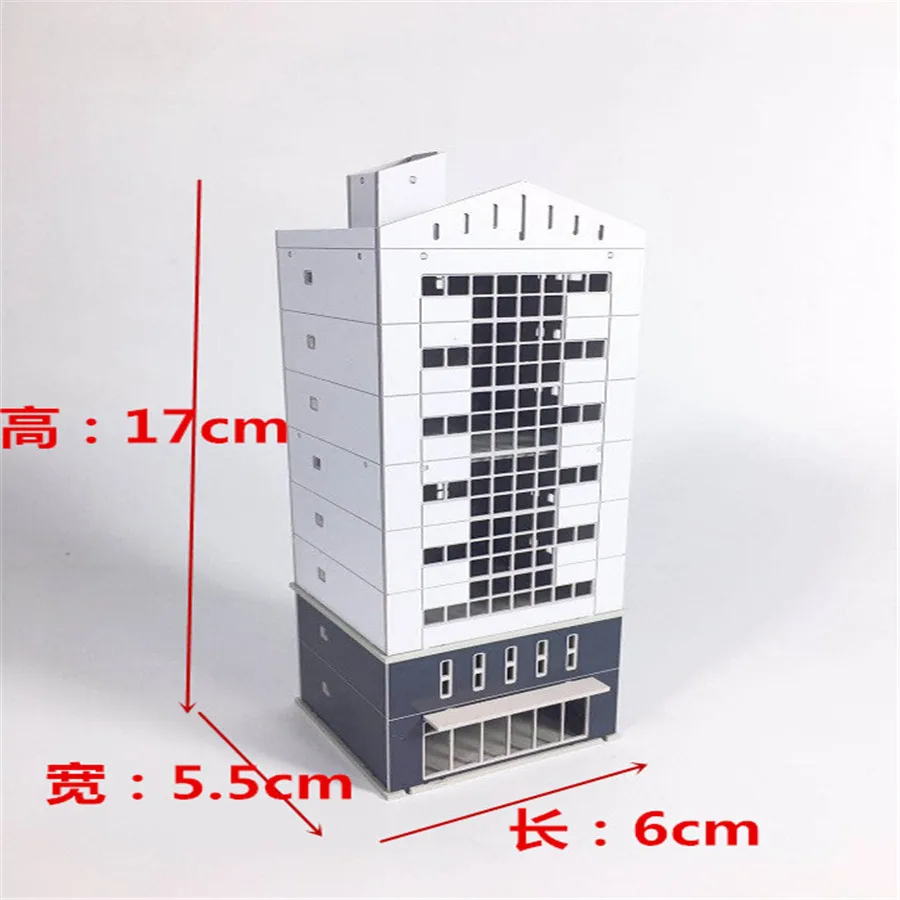 architecture model n scale building model04