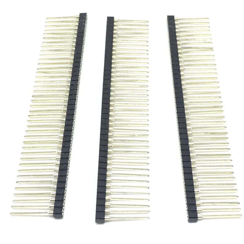 1PCS 2.54mm 0.100" Single row Machine Tooled Strip Socket 1x40 Pin Female Header round long terminal through hole SIP
1PCS 2.54mm 0.100" Single row Machine Tooled Strip Socket 1x40 Pin Female Header round long terminal through hole SIP